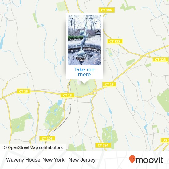 Mapa de Waveny House