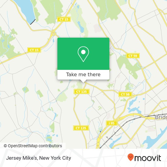 Mapa de Jersey Mike's