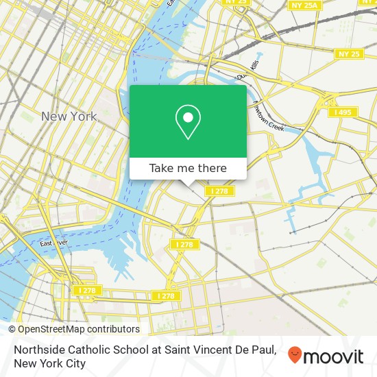 Northside Catholic School at Saint Vincent De Paul map