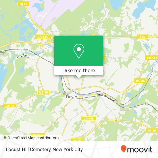 Locust Hill Cemetery map