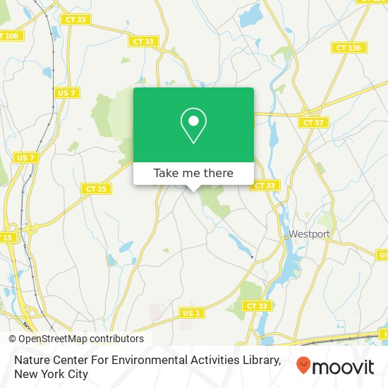 Mapa de Nature Center For Environmental Activities Library