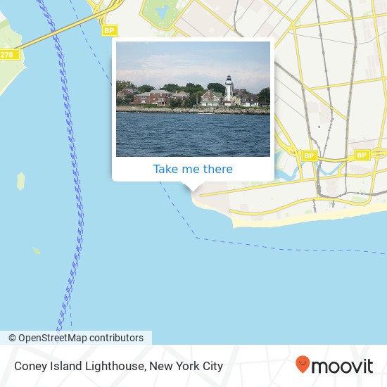 Mapa de Coney Island Lighthouse