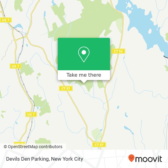 Devils Den Parking map