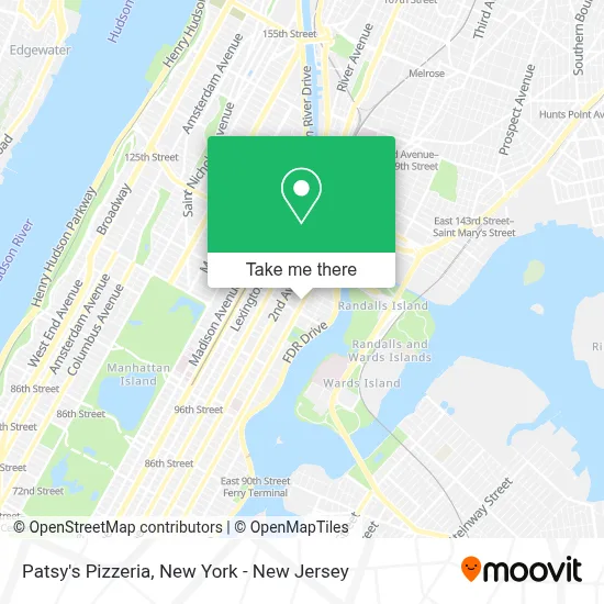 Patsy's Pizzeria map