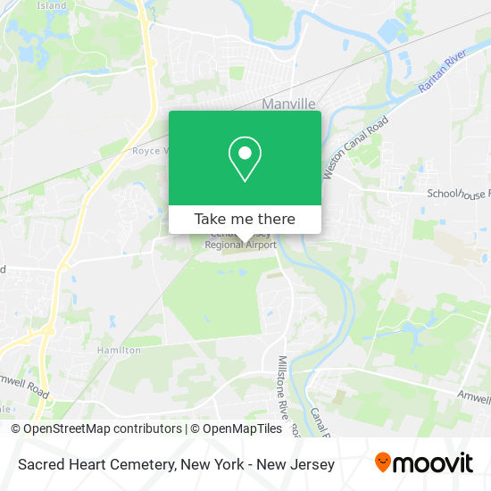 Sacred Heart Cemetery map