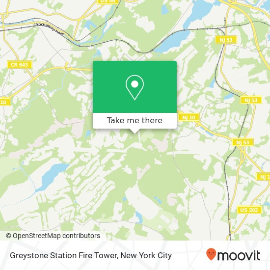 Mapa de Greystone Station Fire Tower