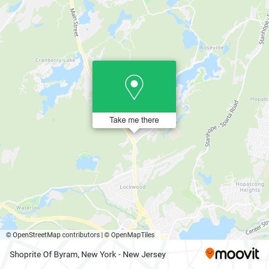 Shoprite Of Byram map