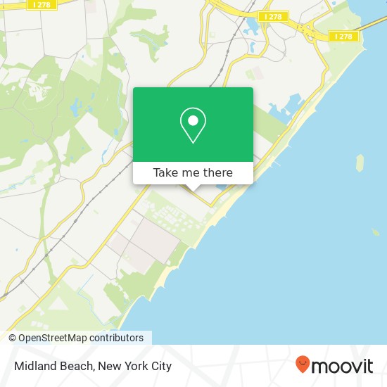 Midland Beach map