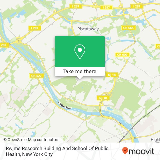 Mapa de Rwjms Research Building And School Of Public Health