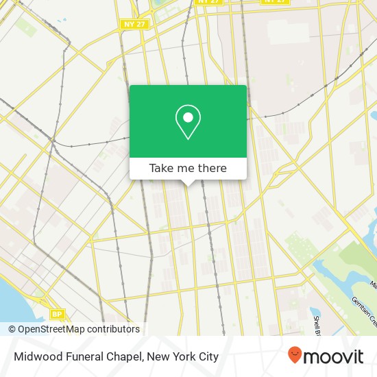 Midwood Funeral Chapel map