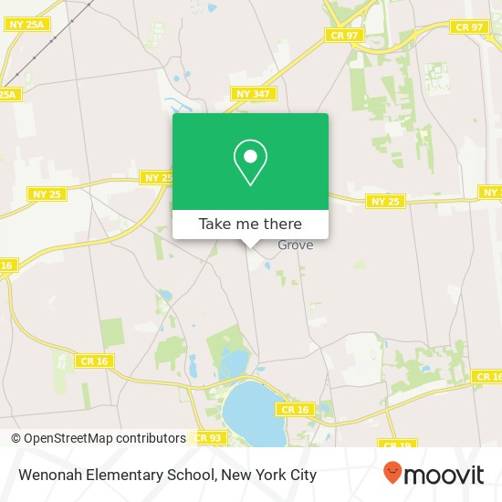 Wenonah Elementary School map