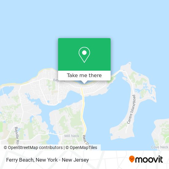 Mapa de Ferry Beach