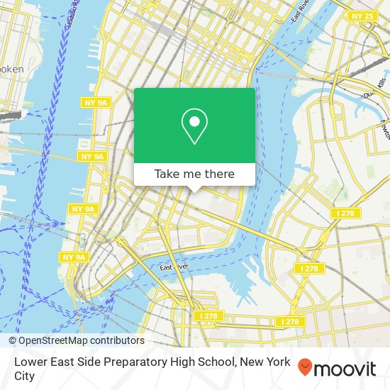 Mapa de Lower East Side Preparatory High School