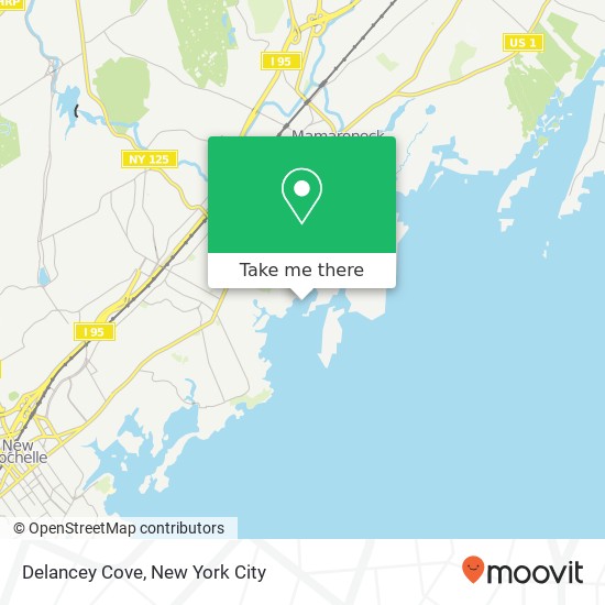 Mapa de Delancey Cove