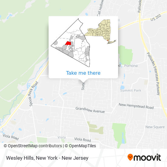 Wesley Hills map