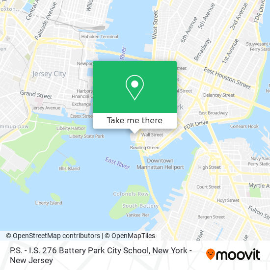 Mapa de P.S. - I.S. 276 Battery Park City School