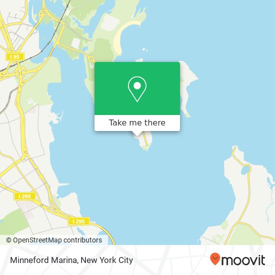 Minneford Marina map