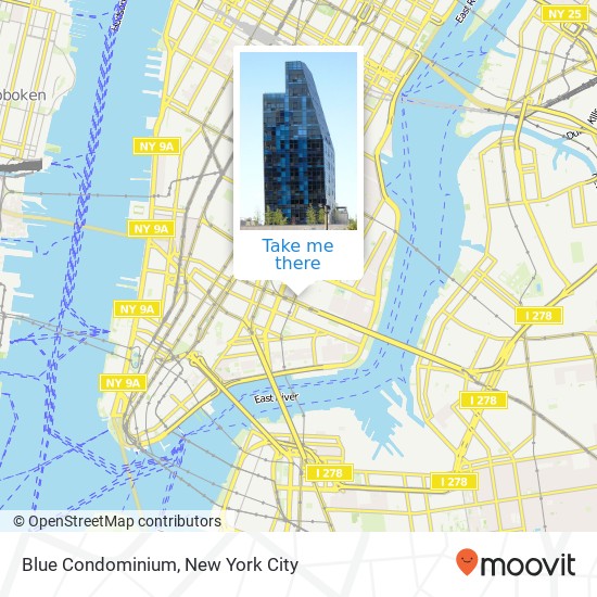 Mapa de Blue Condominium