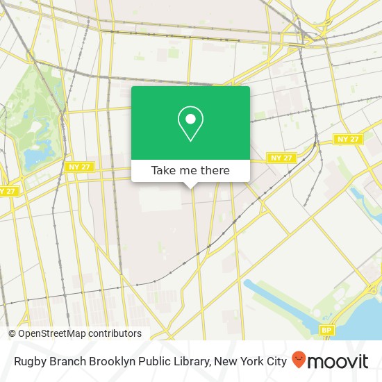 Rugby Branch Brooklyn Public Library map