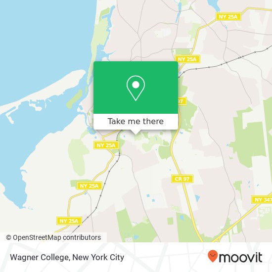 Mapa de Wagner College