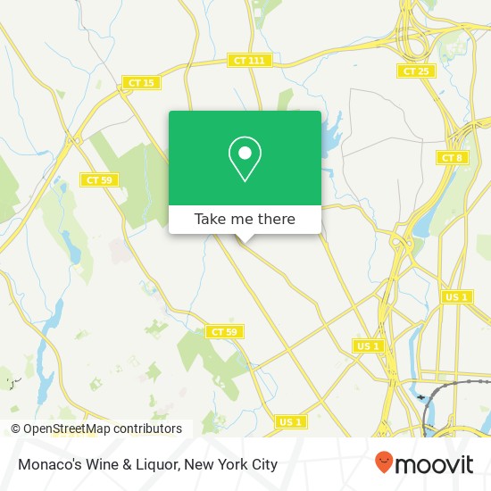 Monaco's Wine & Liquor map