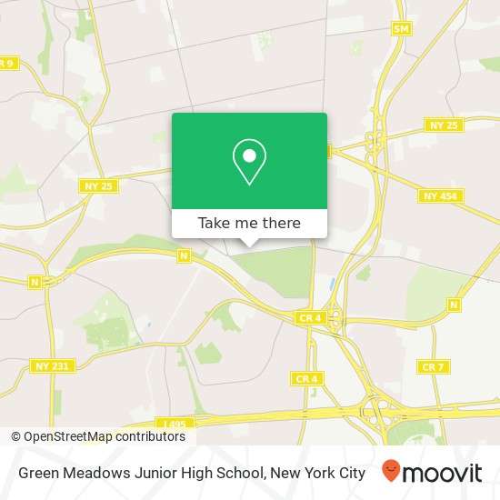 Mapa de Green Meadows Junior High School