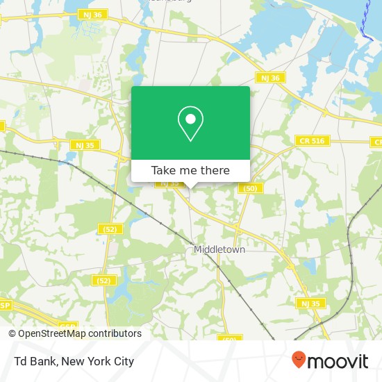 Td Bank map