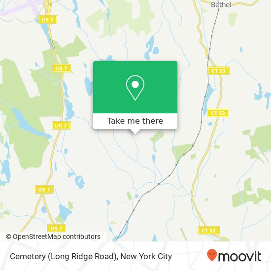 Mapa de Cemetery (Long Ridge Road)