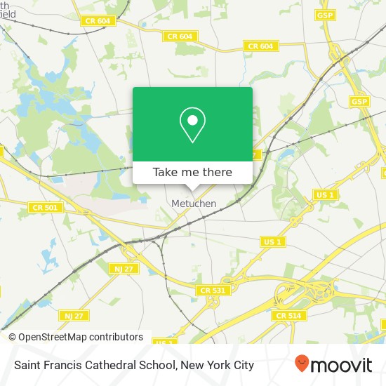 Mapa de Saint Francis Cathedral School
