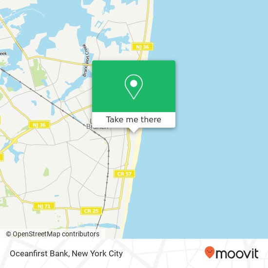 Mapa de Oceanfirst Bank