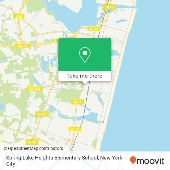 Mapa de Spring Lake Heights Elementary School