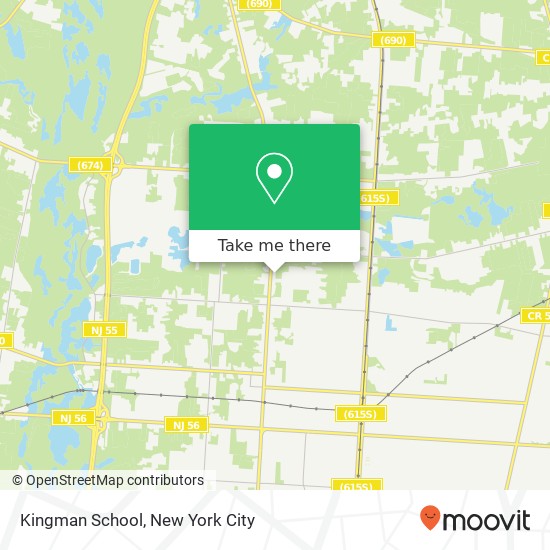 Mapa de Kingman School