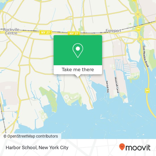 Mapa de Harbor School