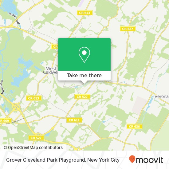 Grover Cleveland Park Playground map