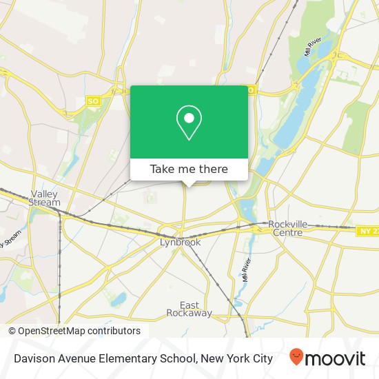 Mapa de Davison Avenue Elementary School