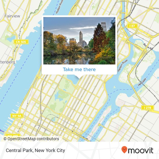 Mapa de Central Park