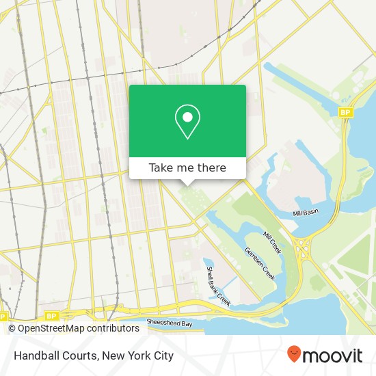 Handball Courts map