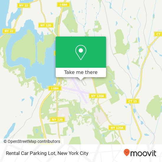 Rental Car Parking Lot map