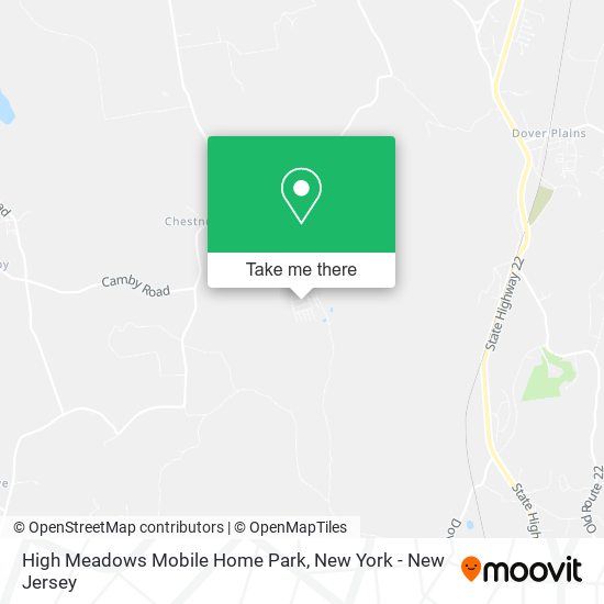 High Meadows Mobile Home Park map