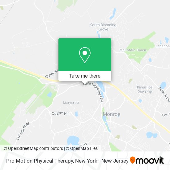 Pro Motion Physical Therapy map