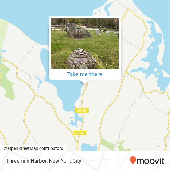 Mapa de Threemile Harbor