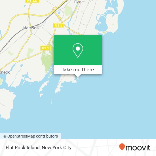Flat Rock Island map