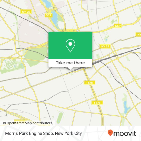 Mapa de Morris Park Engine Shop