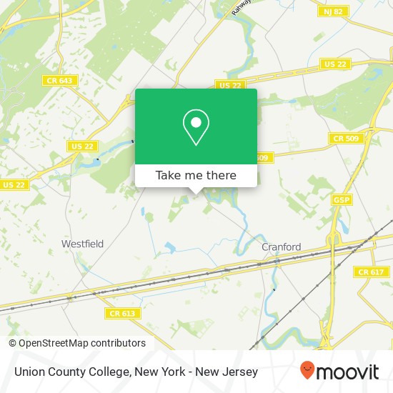 Mapa de Union County College