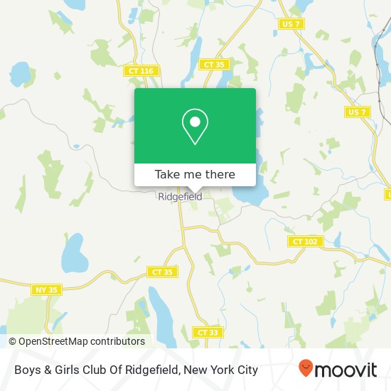 Boys & Girls Club Of Ridgefield map