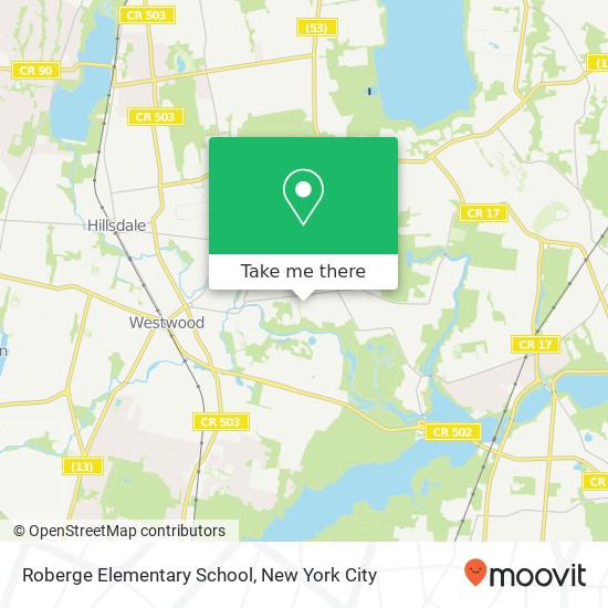 Mapa de Roberge Elementary School