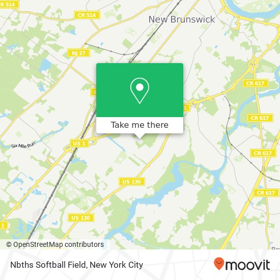 Nbths Softball Field map