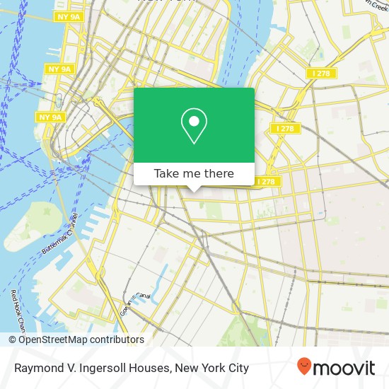 Mapa de Raymond V. Ingersoll Houses