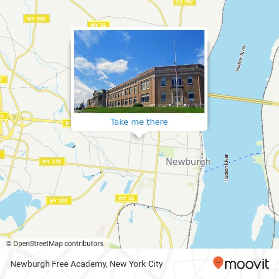 Mapa de Newburgh Free Academy