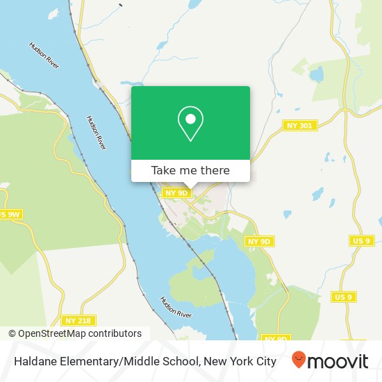 Haldane Elementary / Middle School map